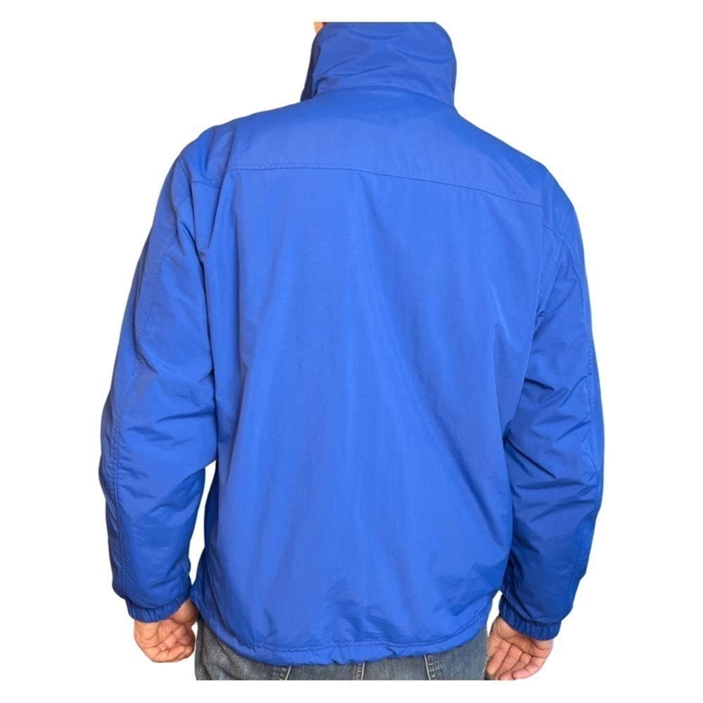 LL Bean Mens Reversible Winter Jacket | Size Large Regular | Color Blue